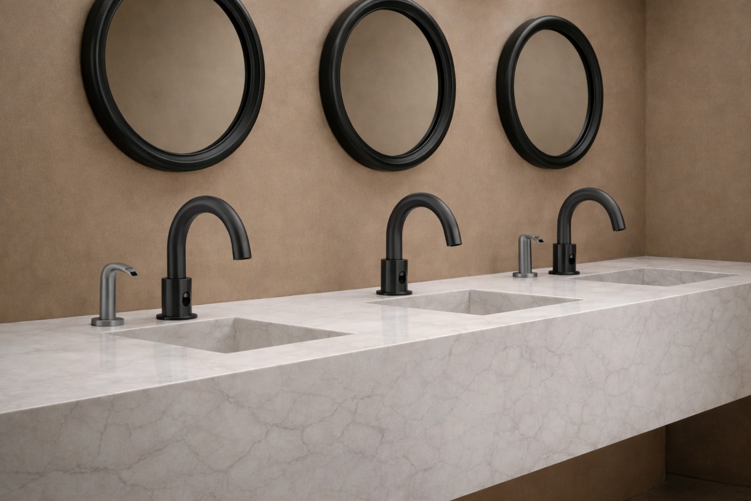 Dax sensor faucet and soap dispenser
